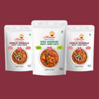 Chole Masala + Veg Kadhai + Chole Masala