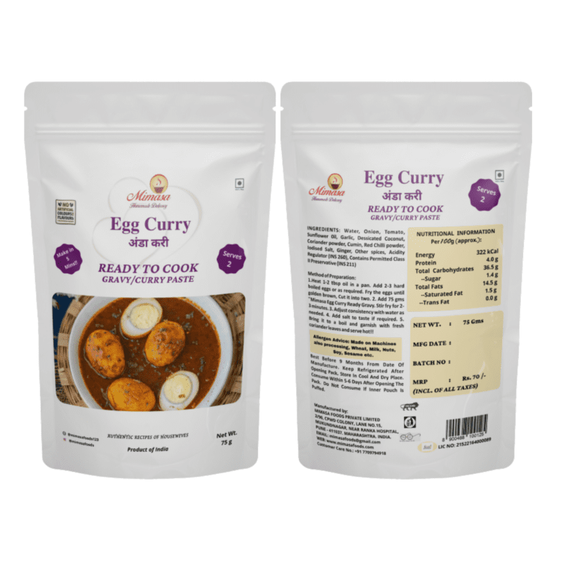 Mimasa Egg Curry Ready to Cook Gravy/Curry Paste MF00004_1