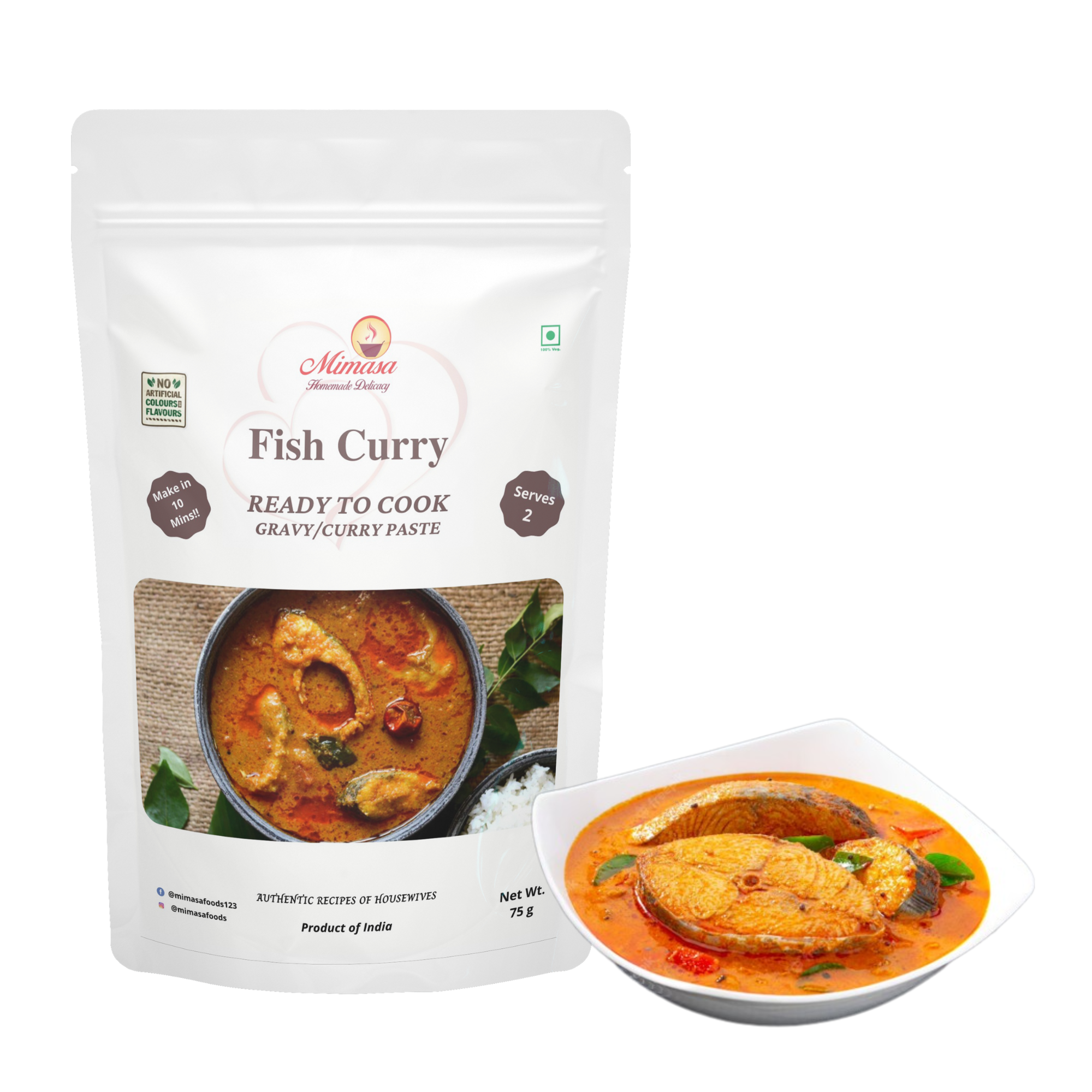 Mimasa Fish Curry Gravy/Curry Paste